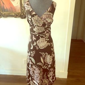 Ann Taylor brown floral dress